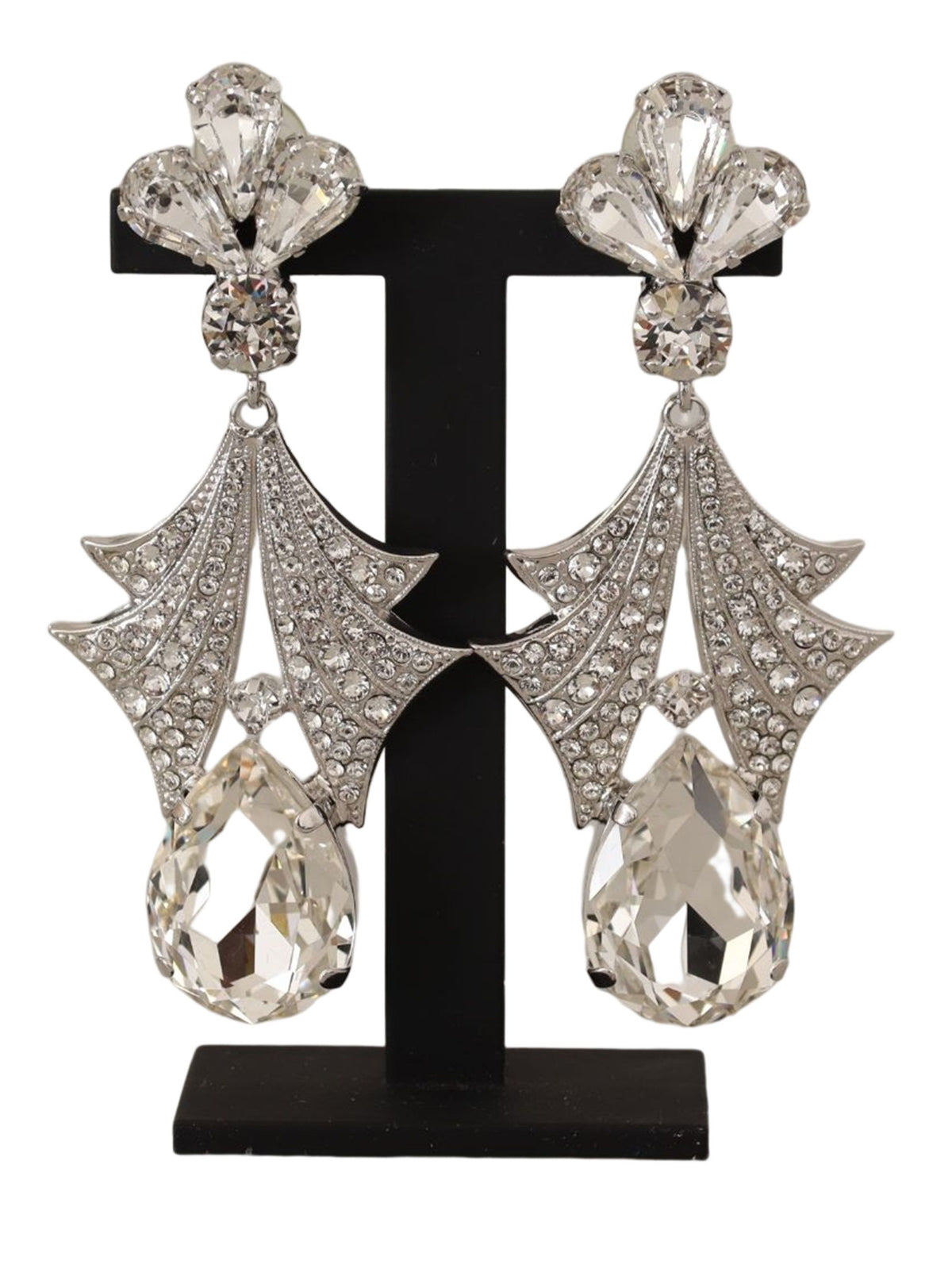 Dolce & Gabbana Sicilian Chandelier Crystal Earrings