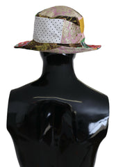 Dolce & Gabbana Multicolor Patchwork Bucket Fedora Cap