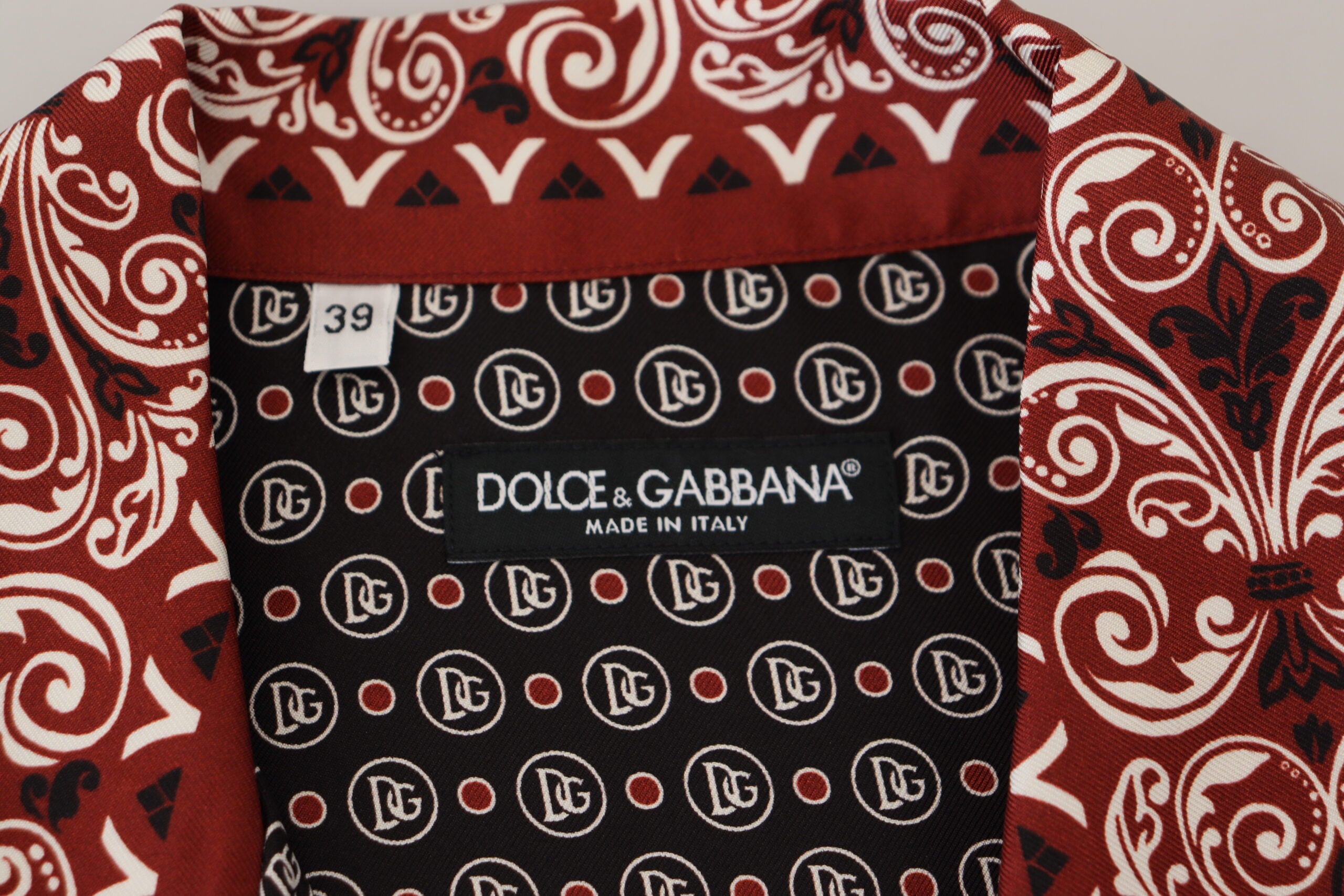 Dolce & Gabbana Elegant Multicolor Silk Casual Shirt