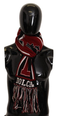 Dolce & Gabbana Elegant Multicolor Cashmere Scarf with Royal Accents