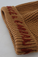 Dolce & Gabbana Elegant Cashmere Knit Beanie - Classic Brown