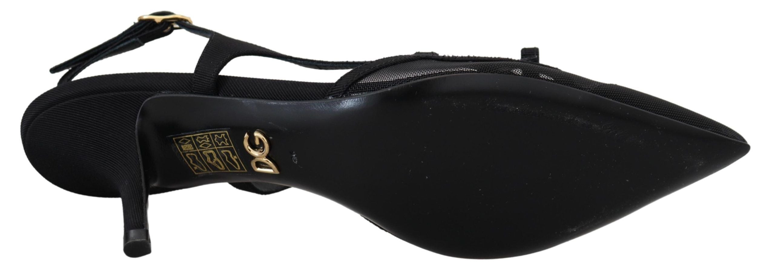 Dolce & Gabbana Elegant Slingback Heels in Timeless Black