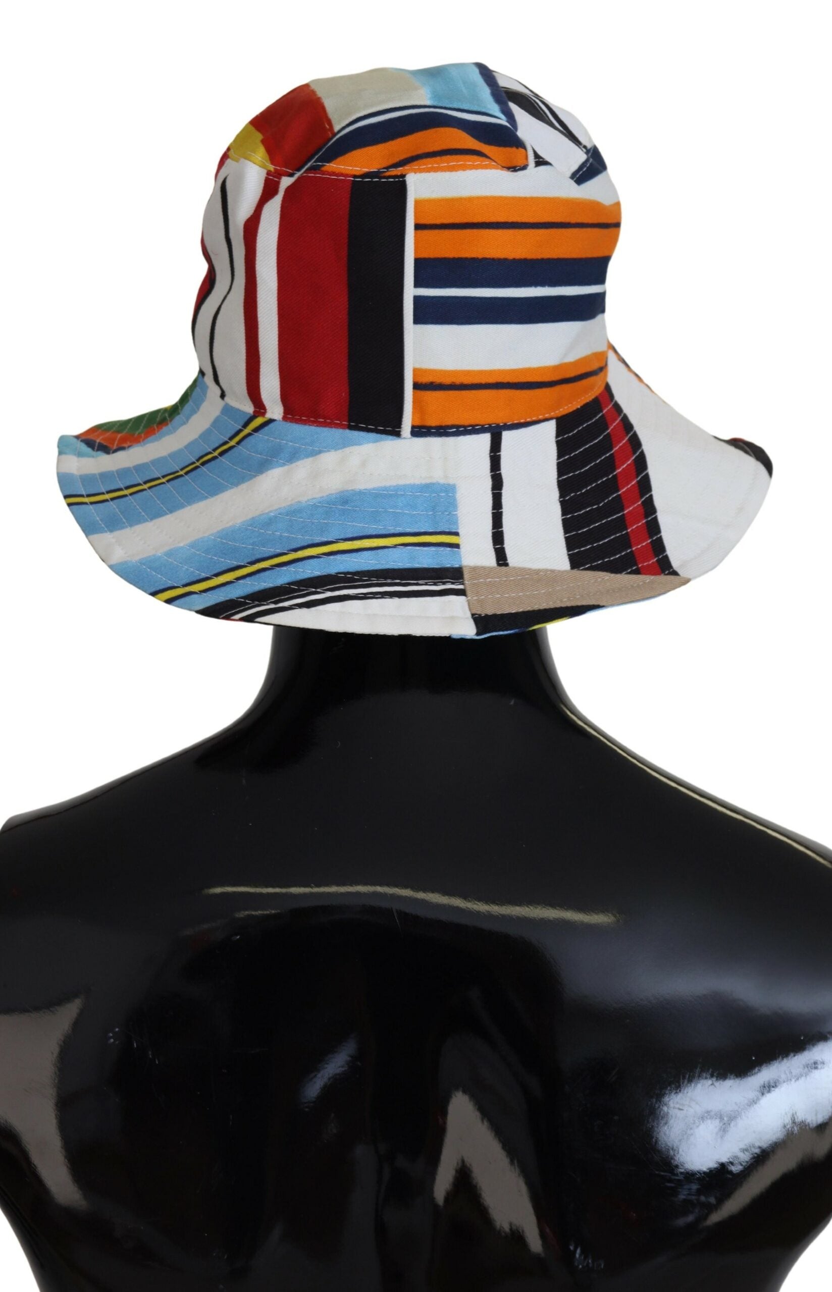 Dolce & Gabbana Chic Multicolor Bucket Hat with Wide Brim