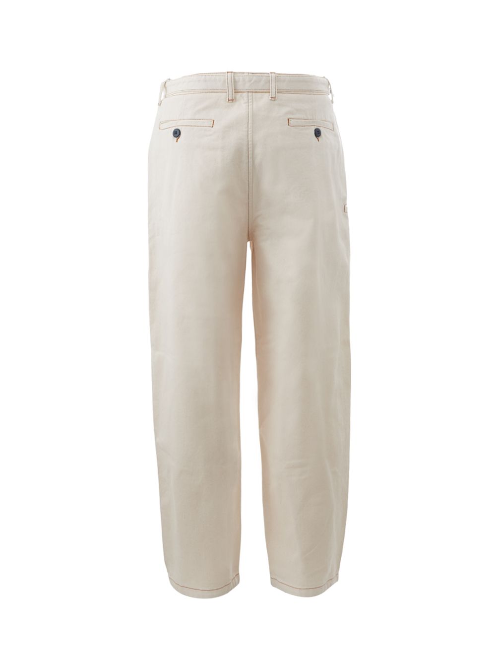 Emporio Armani Loose Fit Ivory Denim with Belt