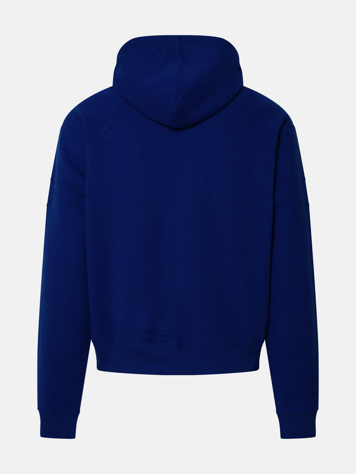 Saint Laurent Electric Blue Cotton Hoodie Sweatshirt