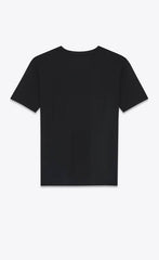 Saint Laurent Black Cotton T-Shirt