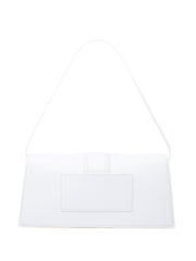 Jacquemus White Leather Le Bambino Long Shoulder Bag