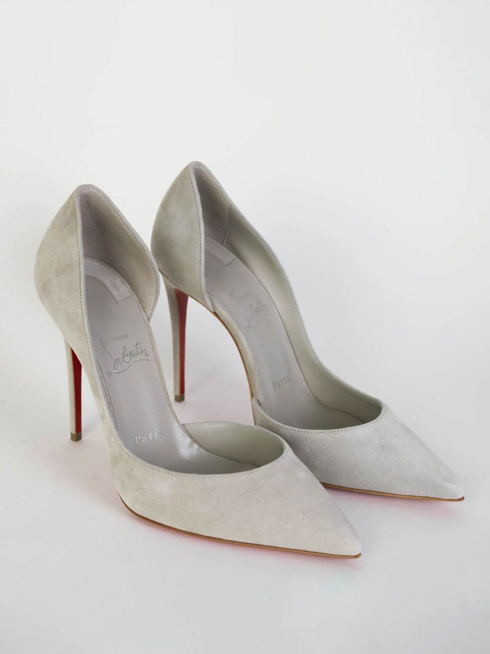 Christian Louboutin Iriza 100 Grey Décolleté