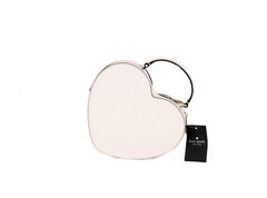 Kate Spade Love Shack Studded Rose Leather Top Handle Heart Crossbody Handbag