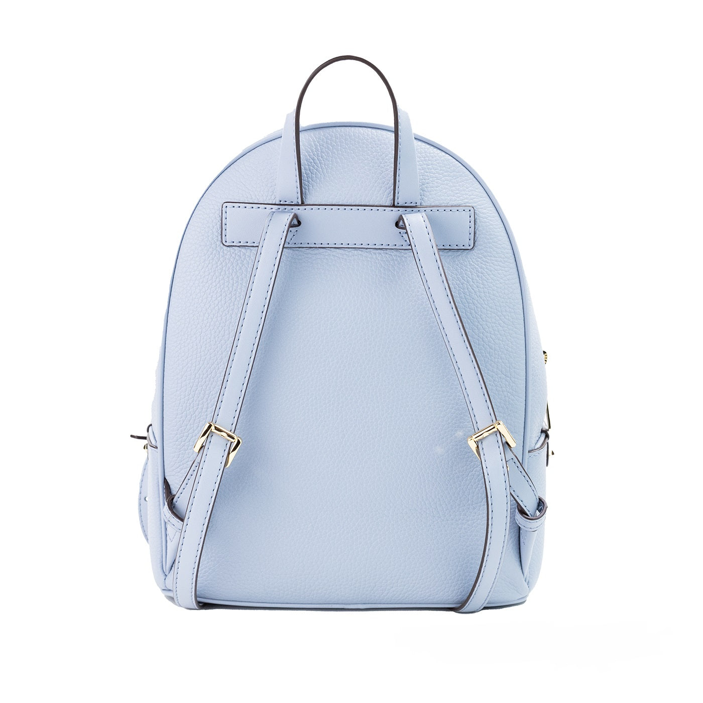 Michael Kors Adina Medium Pale Blue Pebble Leather Convertible Backpack BookBag