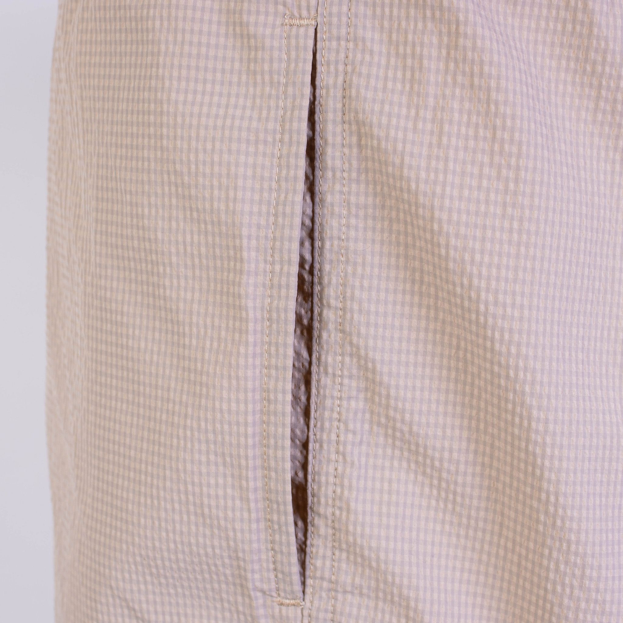 Emporio Armani Beige Swim Shorts Logo Details