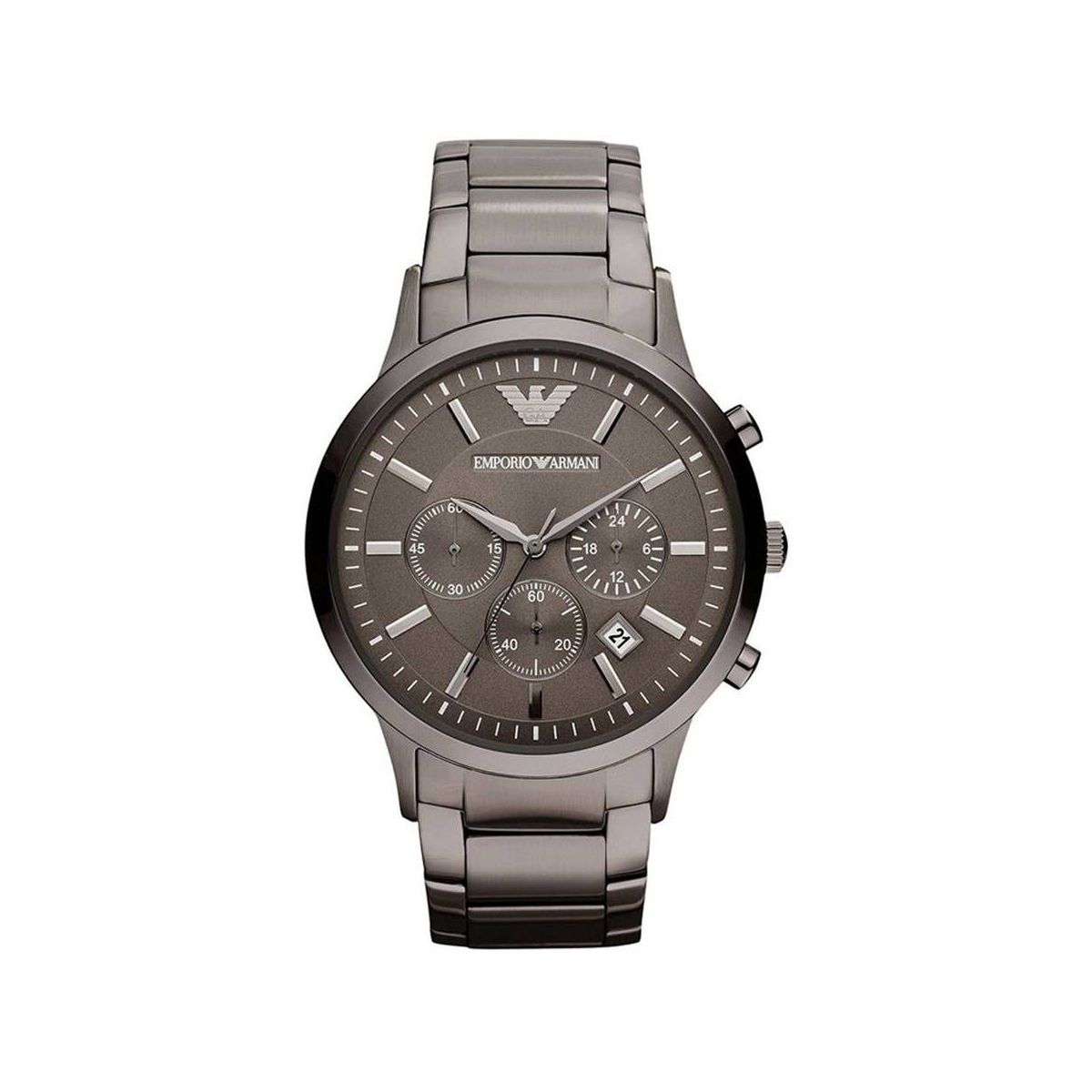 Emporio Armani Black Steel Chronograph Watch