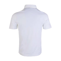 Lardini White Cotton Polo Shirt