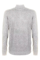 Fred Mello Chic Semi-Open Wool Blend High Collar Sweater