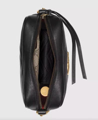 Gucci Elegant Mini Chevron Quilted Leather Bag