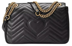 Gucci Elegant Chevron Matelasse Chain Shoulder Bag