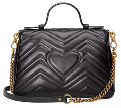 Gucci Elegant Chevron Leather Crossbody Bag