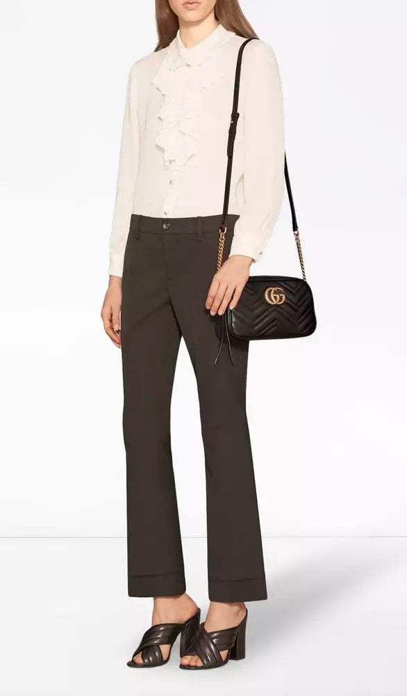 Gucci Elegant Chevron Quilted Leather Shoulder Bag