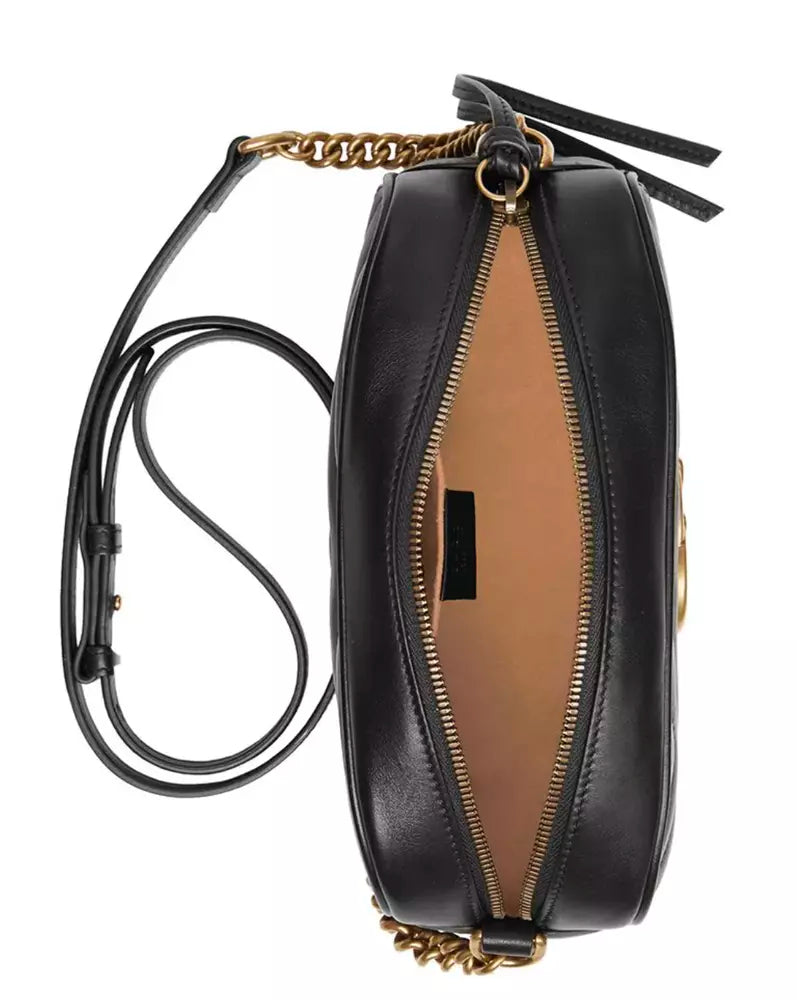 Gucci Elegant Chevron Quilted Leather Shoulder Bag