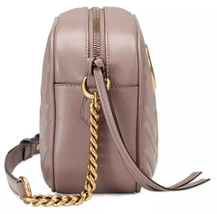 Gucci Beige Chevron Quilted Shoulder Bag