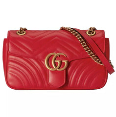 Gucci Red Calf Leather Crossbody Bag