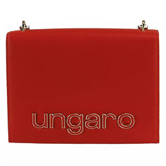 Ungaro Chic Calfskin Crossbody with Metallic Logo Accents