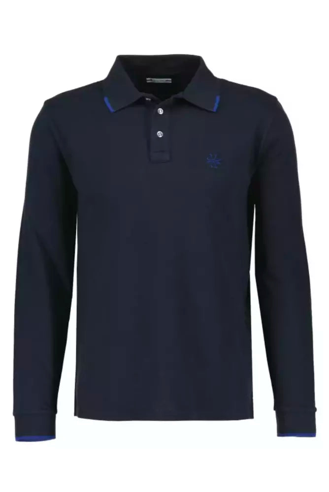 Jacob Cohen Premium Stretch Cotton Polo in Blue