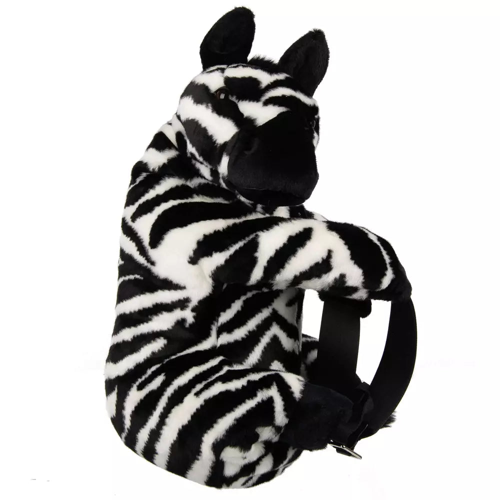 Dolce & Gabbana Exotic Zebra Faux Fur Backpack