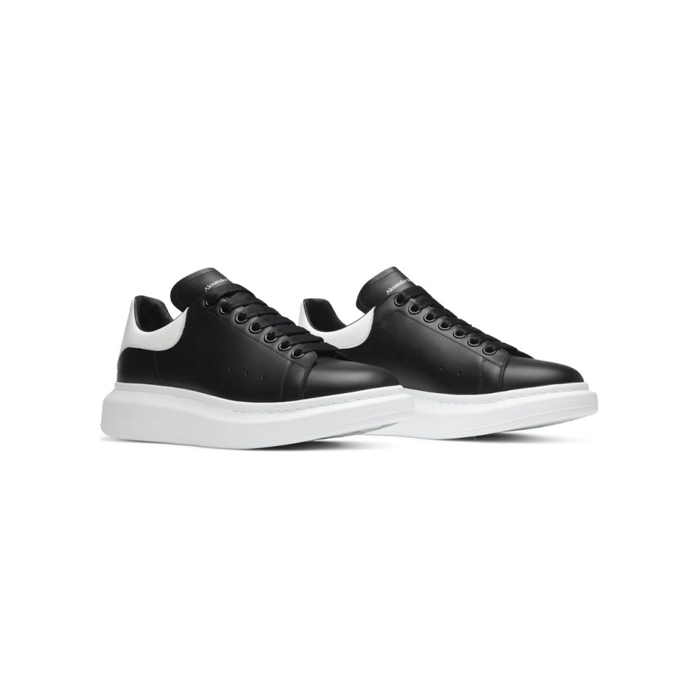 Alexander McQueen Elevated Classic Leather Lace-Up Sneakers