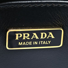 Prada Elegant Black Saffiano Leather Shoulder Bag
