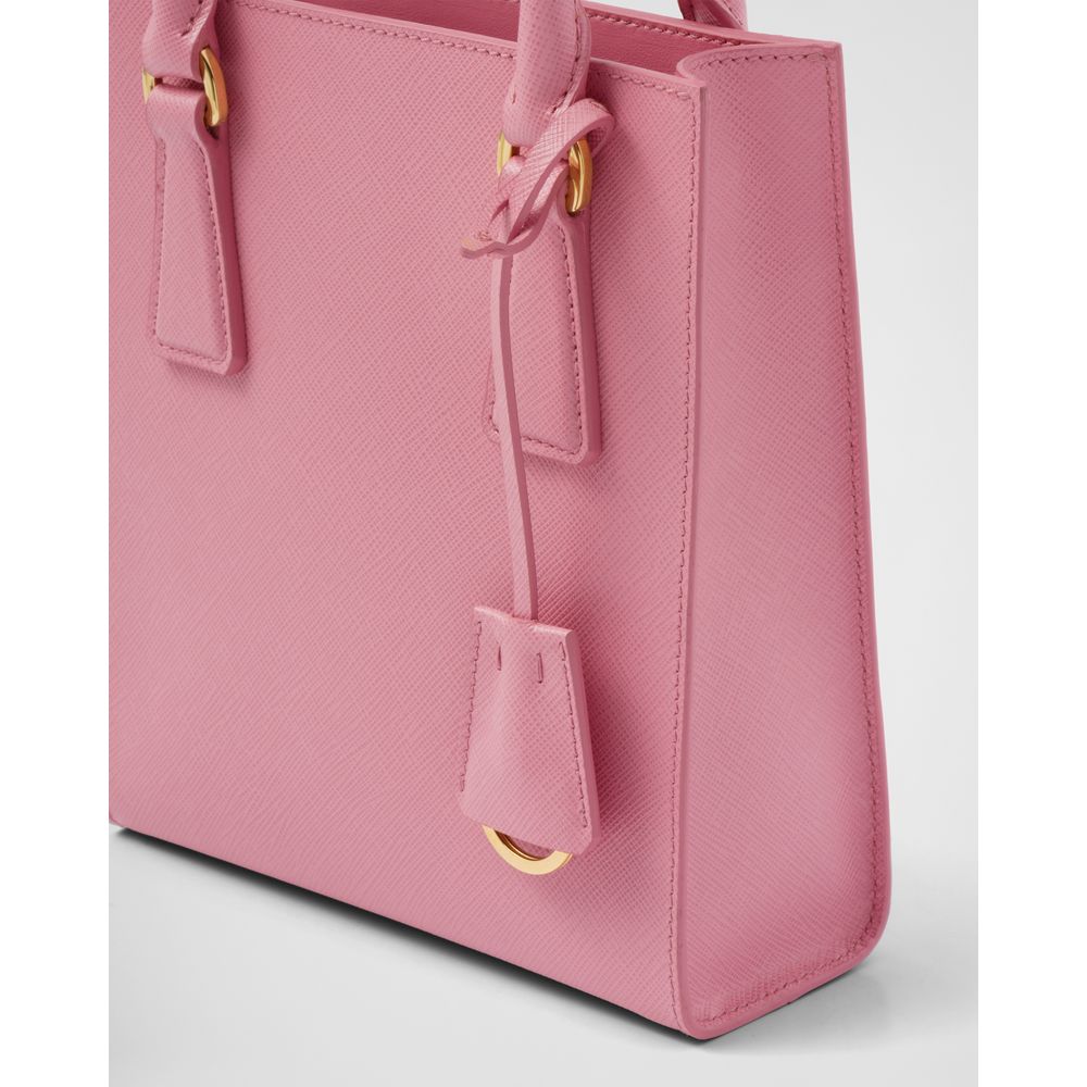 Prada Chic Saffiano Leather Dual Wear Handbag