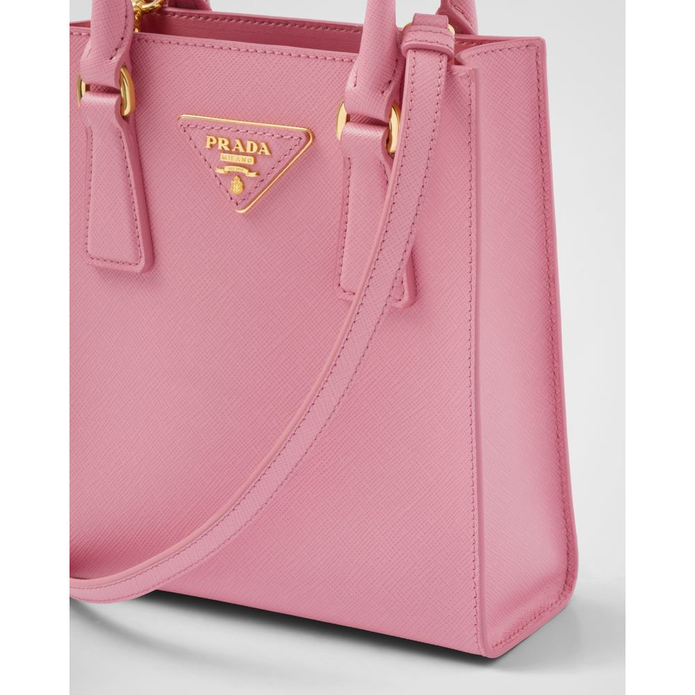 Prada Chic Saffiano Leather Dual Wear Handbag