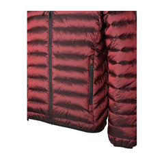 Fred Mello Chic Red Padded Hooded Jacket for Men