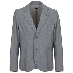 Fred Mello Classic Blue Checked Cotton Jacket