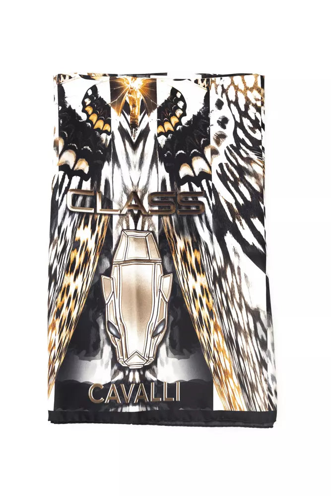 Cavalli Class Silk Animalier Fantasy Scarf
