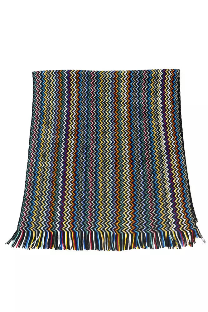 Missoni Geometric Fantasy Chic Fringed Scarf