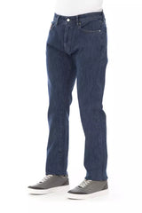 Baldinini Trend Chic Cotton Blend Denim for the Modern Man