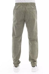 Baldinini Trend Elevated Army Chino Trousers for Men