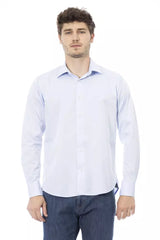 Baldinini Trend Sleek Light Blue Italian Shirt for Men