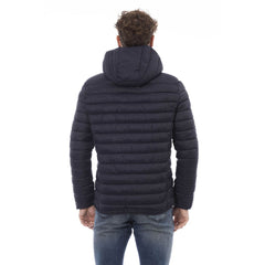 Invicta Quilted Men's Hooded Blue Jacket