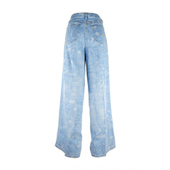 Don The Fuller Chic Wide Leg Printed Jeans for Women