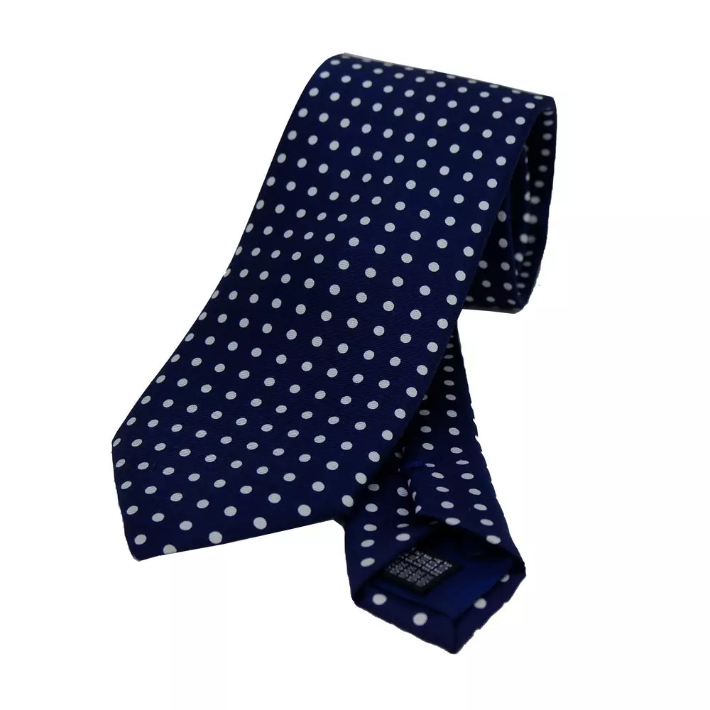 Ermenegildo Zegna Elegant Silk Tie in Lustrous Blue