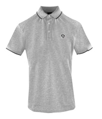 North Sails Melange Grey Polo with Front Logo