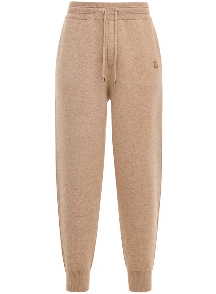 Burberry Elegant Monogram Cashmere Sport Pants