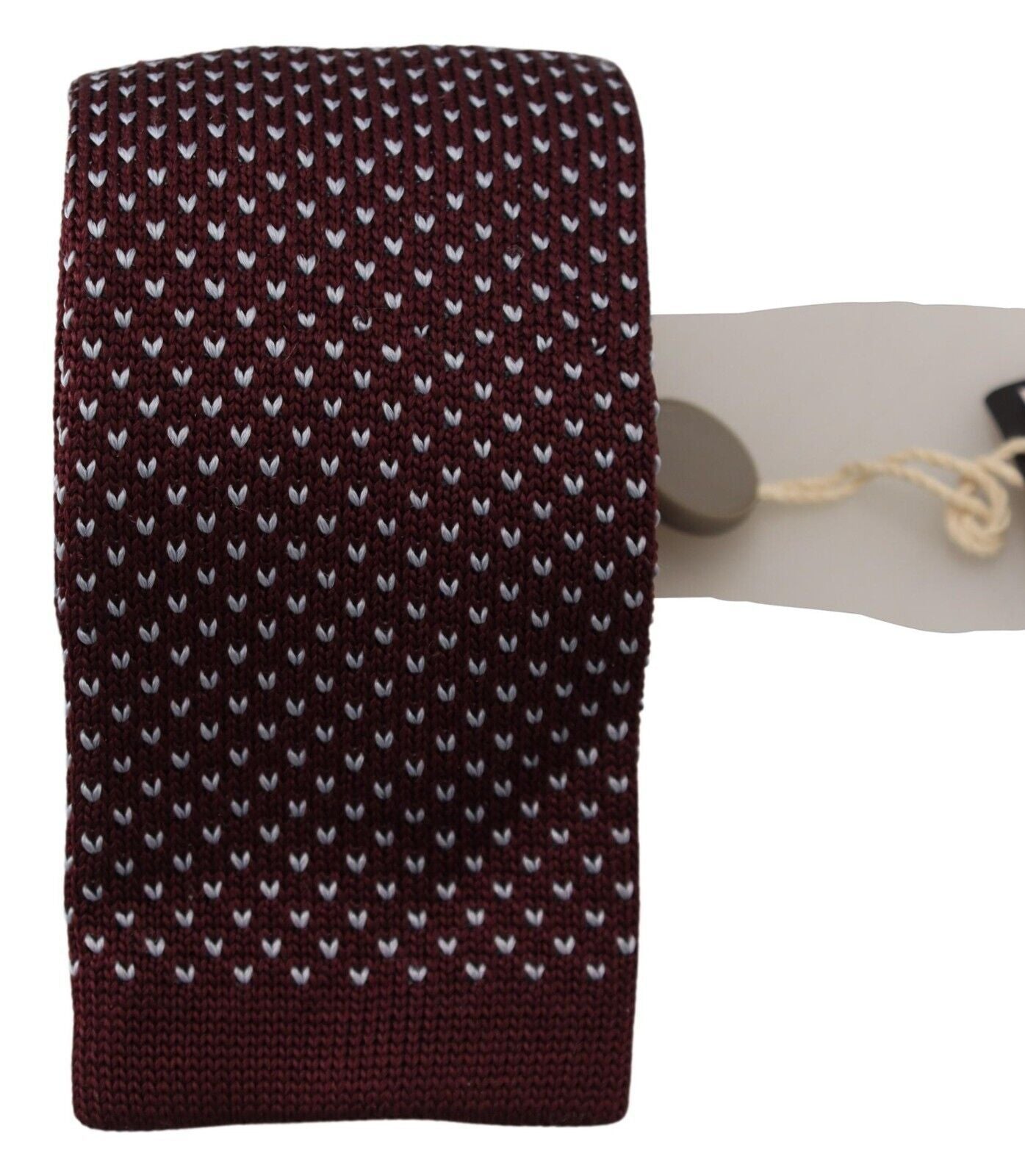 Lanvin Elegant Bordeaux Silk Bow Tie