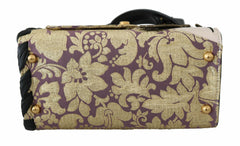 Dolce & Gabbana Multicolor Elegance Shoulder Bag with Gold Details