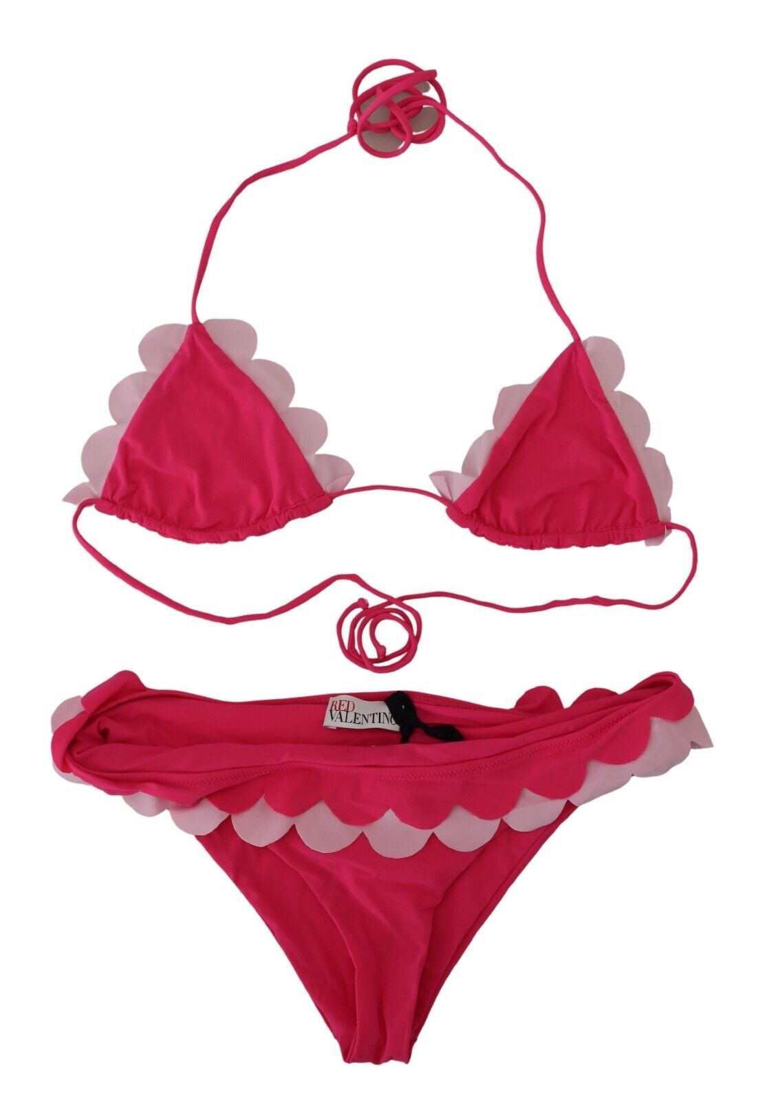 Valentino Pink Two Piece Swimwear Beachwear Swimsuit Bikini
