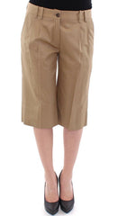 Dolce & Gabbana Elegant Beige Cotton Shorts for Women