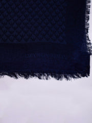 Emporio Armani Soft Viscose Blue Stole