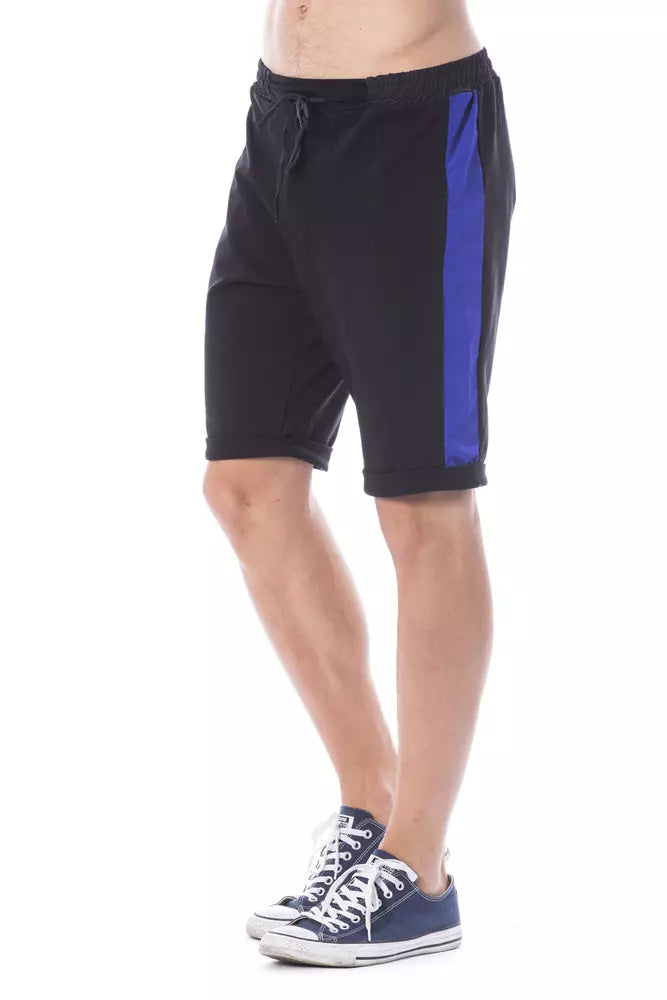 Verri Sleek Black Summer Shorts